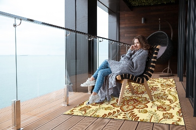 Nowoczesny dywan na balkon wzór Turecki deseń