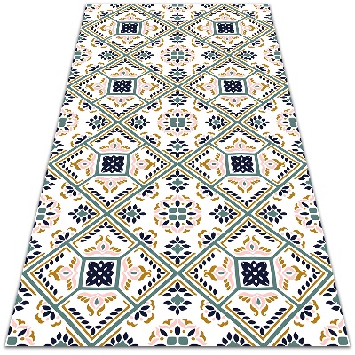 Tarasowy dywan zewnętrzny Geometryczny deseń