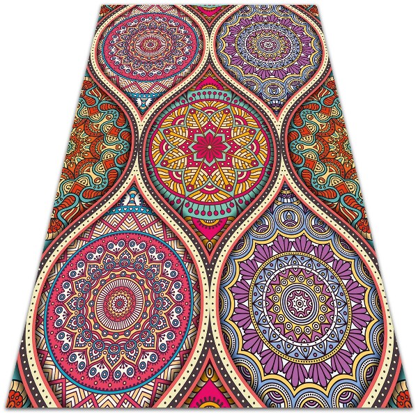 Dywan na taras zewnętrzny Kolorowa mandala