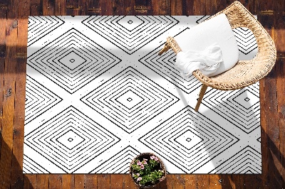 Tarasowy dywan zewnętrzny Romby geometryczne