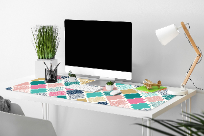 Duża podkładka ochronna na biurko Kolorowy wzór