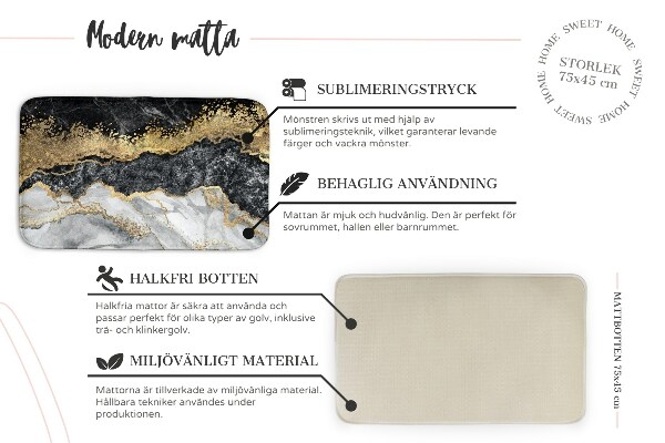Dywanik Liście tropikalnych roślin