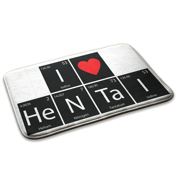 Dywanik do sypialni I love Hentai