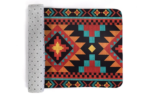 Mały dywanik Geometryczny wzór w stylu azteckim