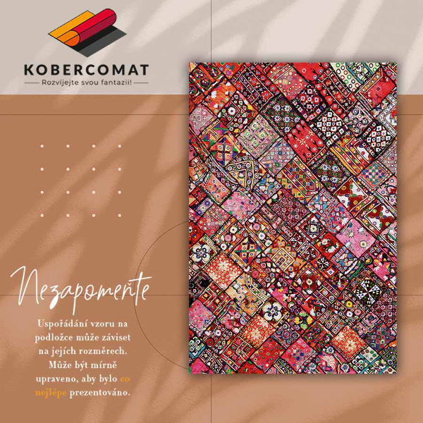 Dywan winylowy do domu Patchwork mozaika