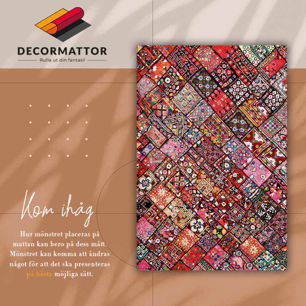 Dywan winylowy do domu Patchwork mozaika