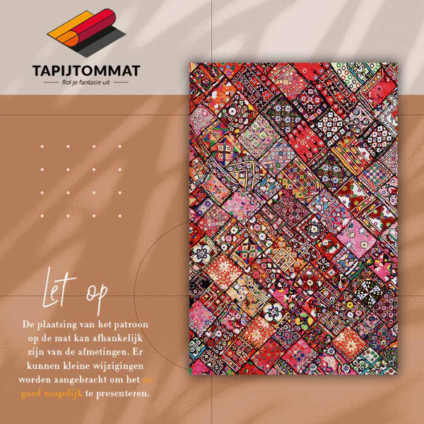 Dywan winylowy do domu Patchwork mozaika