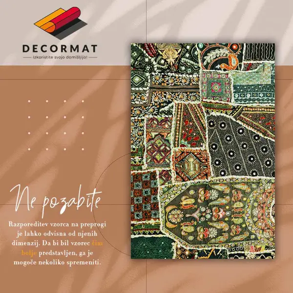 Dywan winylowy Patchwork w tureckim stylu