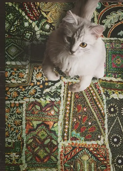 Dywan winylowy Patchwork w tureckim stylu