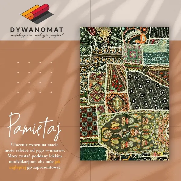 Dywan winylowy Patchwork w tureckim stylu