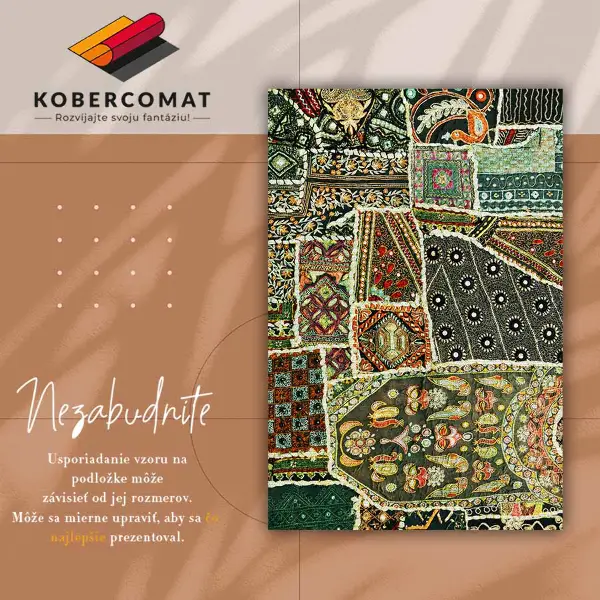 Dywan winylowy Patchwork w tureckim stylu