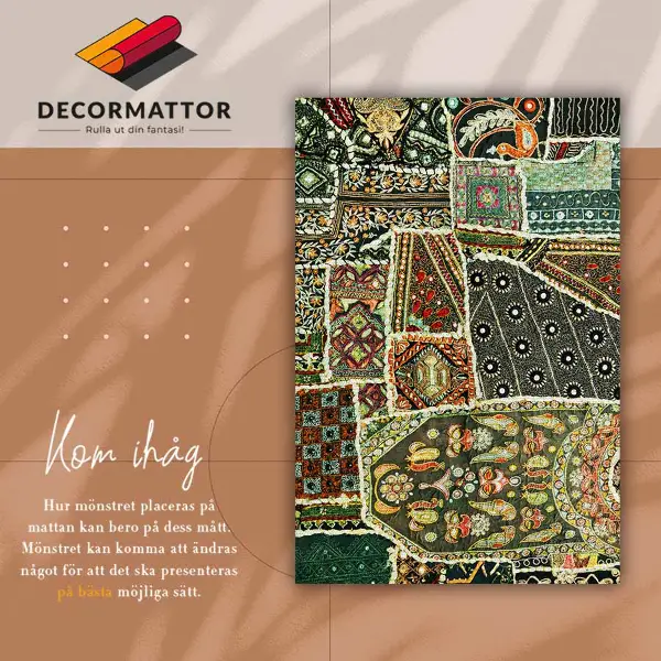 Dywan winylowy Patchwork w tureckim stylu