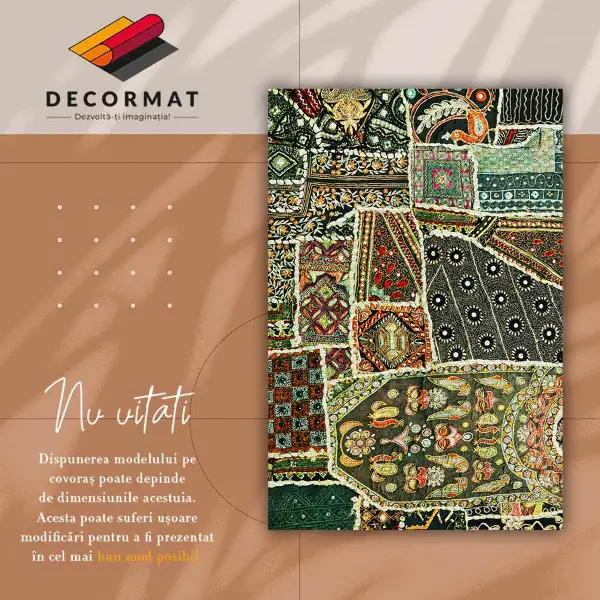 Dywan winylowy Patchwork w tureckim stylu