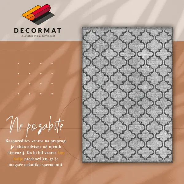 Dywan winylowy Orientalny geometryczny wzór