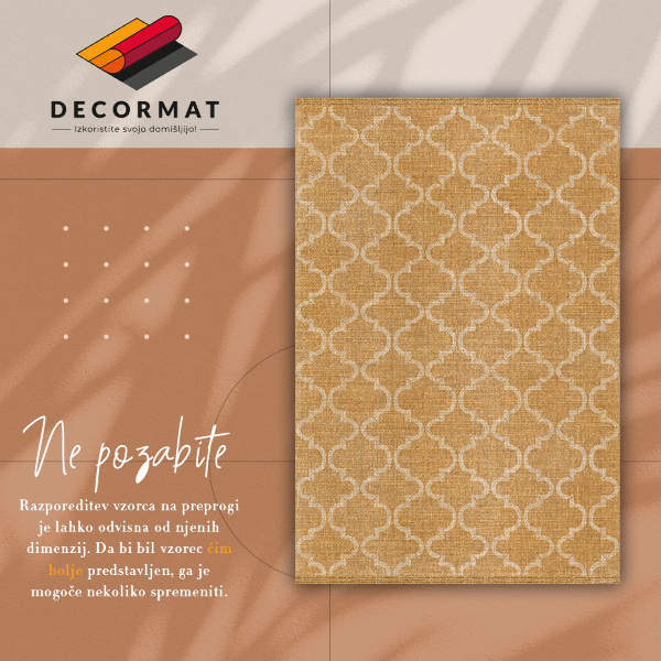 Dywan winylowy do domu Marokański wzór