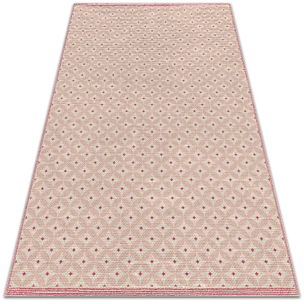Winylowy dywan Różowy orientalny wzór