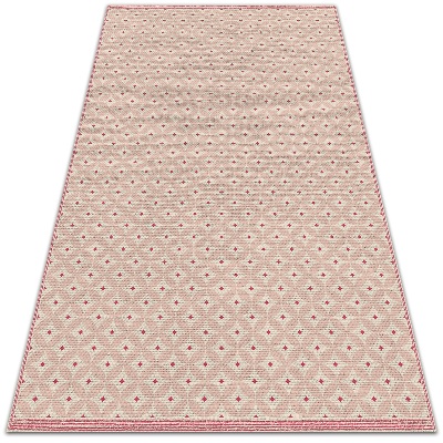 Winylowy dywan Różowy orientalny wzór