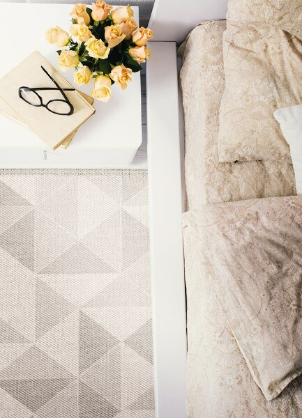 Uniwersalny dywan winylowy Trójkąty i kwadraty
