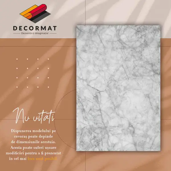 Modny dywan winylowy Marmur beton