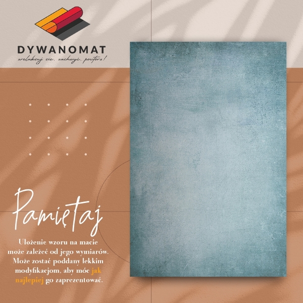 Dywan winylowy do domu Niebieski beton