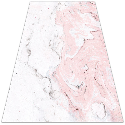 Uniwersalny dywan winylowy Biało-różowy marmur