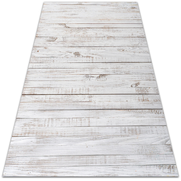 Modny dywan winylowy Białe deski tekstura