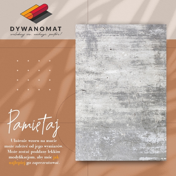 Dywan winylowy do domu Przetarty beton