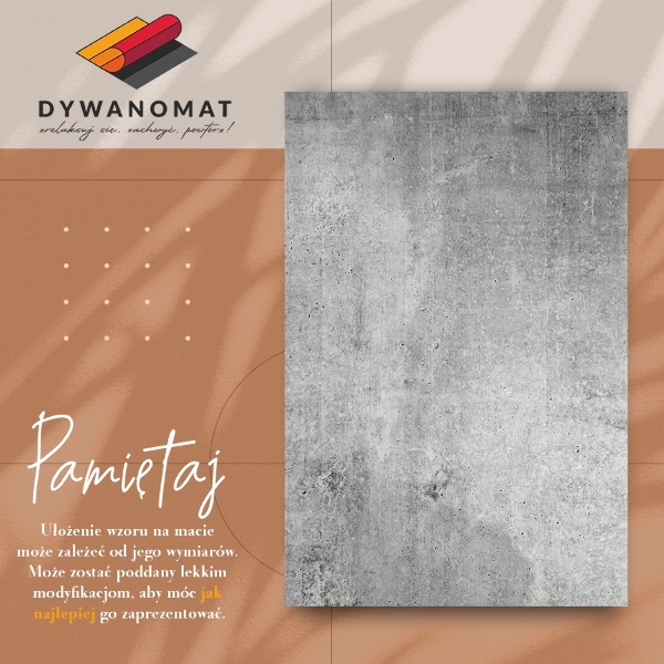 Dywan winylowy do wnętrz Szary beton