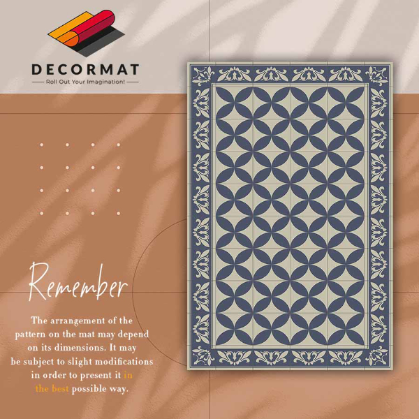 Wewnętrzny dywan winylowy Wzór Azulejos