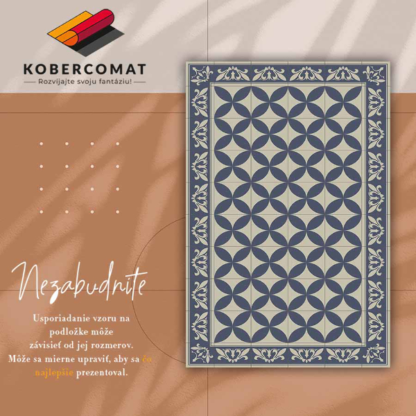 Wewnętrzny dywan winylowy Wzór Azulejos