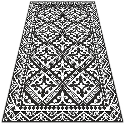 Modny winylowy dywan Geometryczne wzory