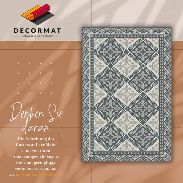 Winylowy dywan Geometryczne ornamenty