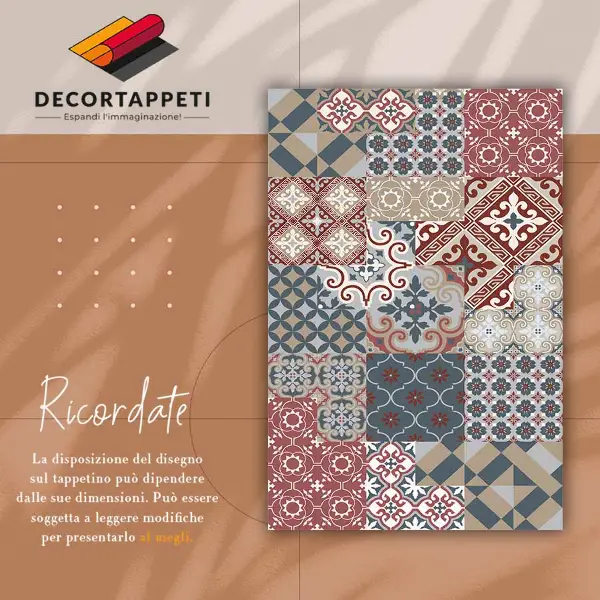 Modny uniwersalny dywan winylowy Różnorodne wzory