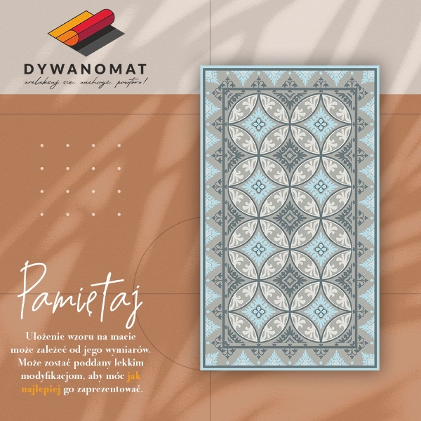 Dywan winylowy do domu Geometryczne koła