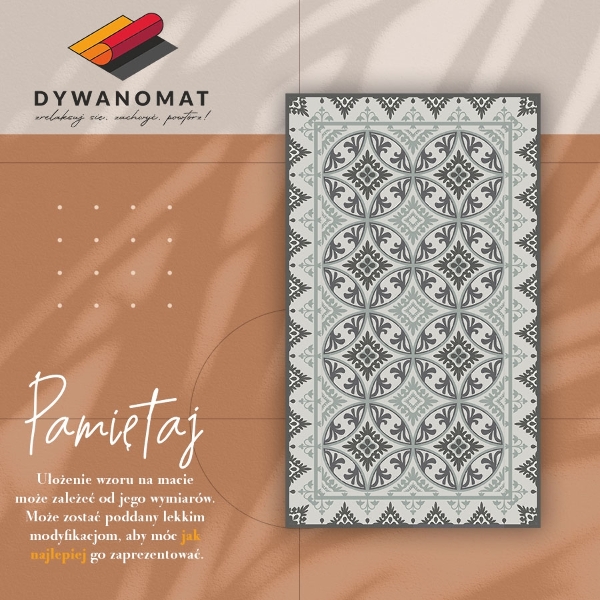 Modny dywan winylowy Geometryczna abstrakcja