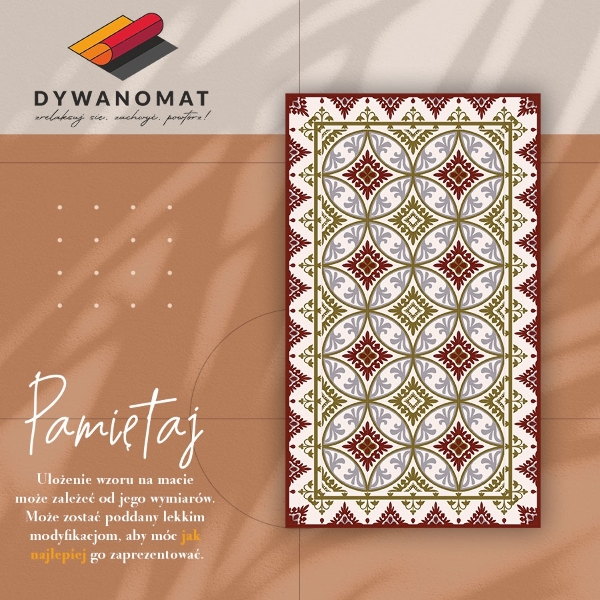 Dywan winylowy do domu Wzór geometryczny