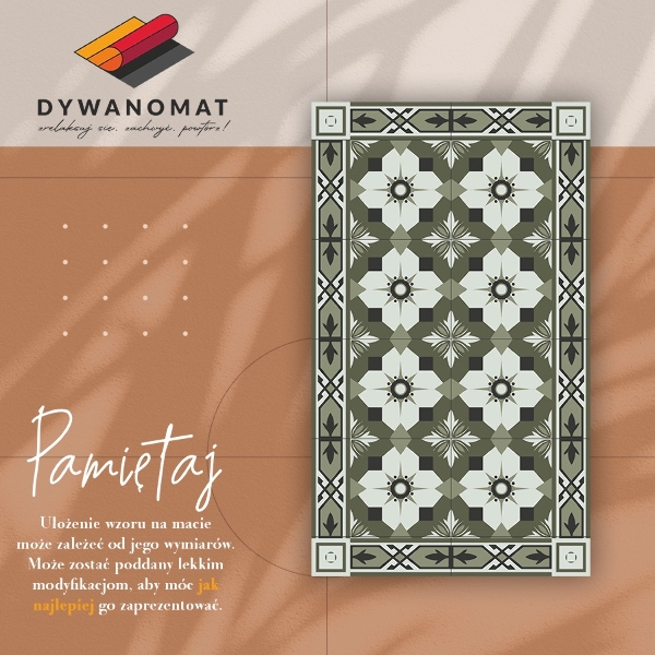 Dywan winylowy Kafelkowy geometryczny wzór