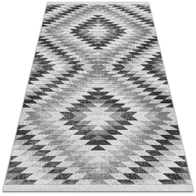 Modny dywan winylowy Szary geometryczny wzór