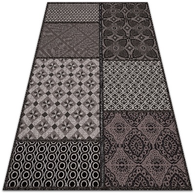 Winylowy dywan Kombinacja różnych wzorów