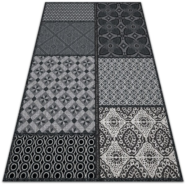 Modny uniwersalny dywan winylowy Mieszanka wzorów