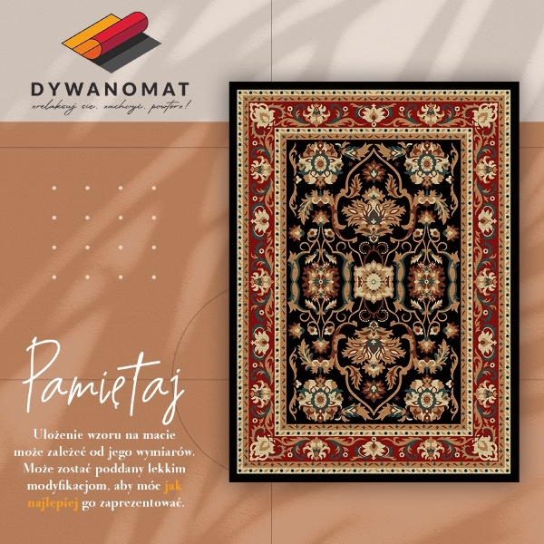 Modny winylowy dywan Retro tekstura