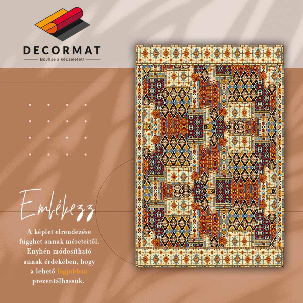 Winylowy dywan Geometryczny patchwork