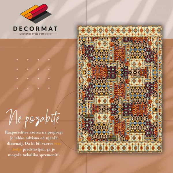 Winylowy dywan Geometryczny patchwork