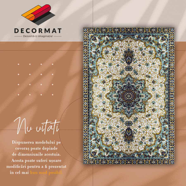 Dywan winylowy do domu Perskie ornamenty