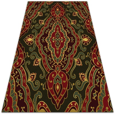 Modny winylowy dywan Roślinne wzory