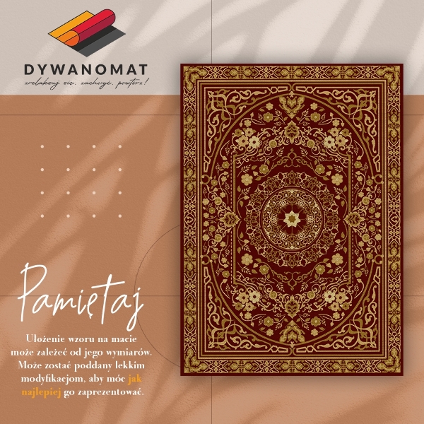 Dywan winylowy do domu Starożytny wzór