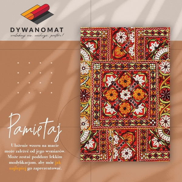 Modny winylowy dywan Turecki design