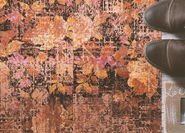 Modny winylowy dywan Vintage kwiaty