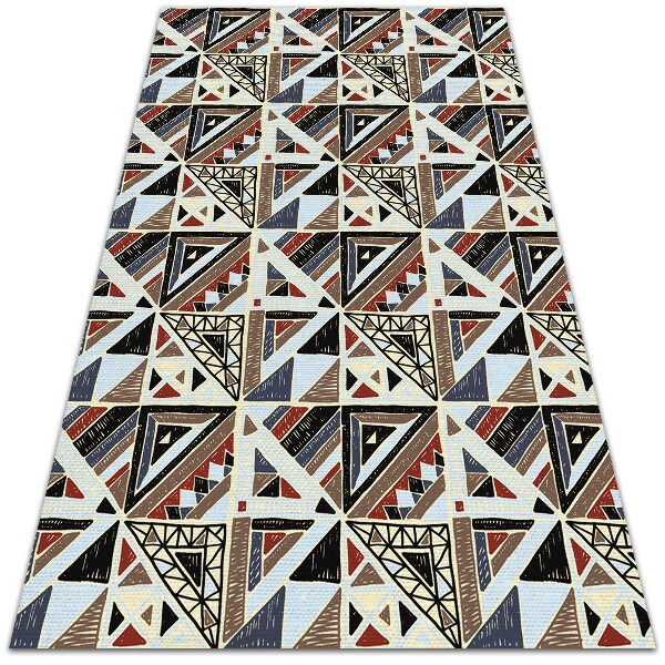 Modny dywan winylowy Geometryczna mozaika
