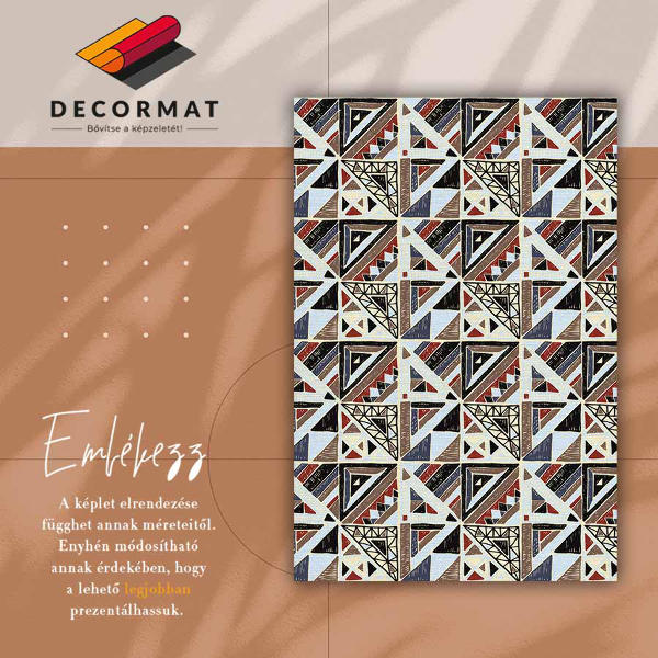 Modny dywan winylowy Geometryczna mozaika